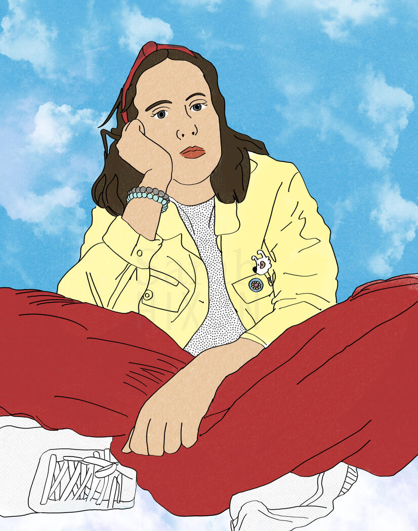 Sarah Hixon - Self Portrait